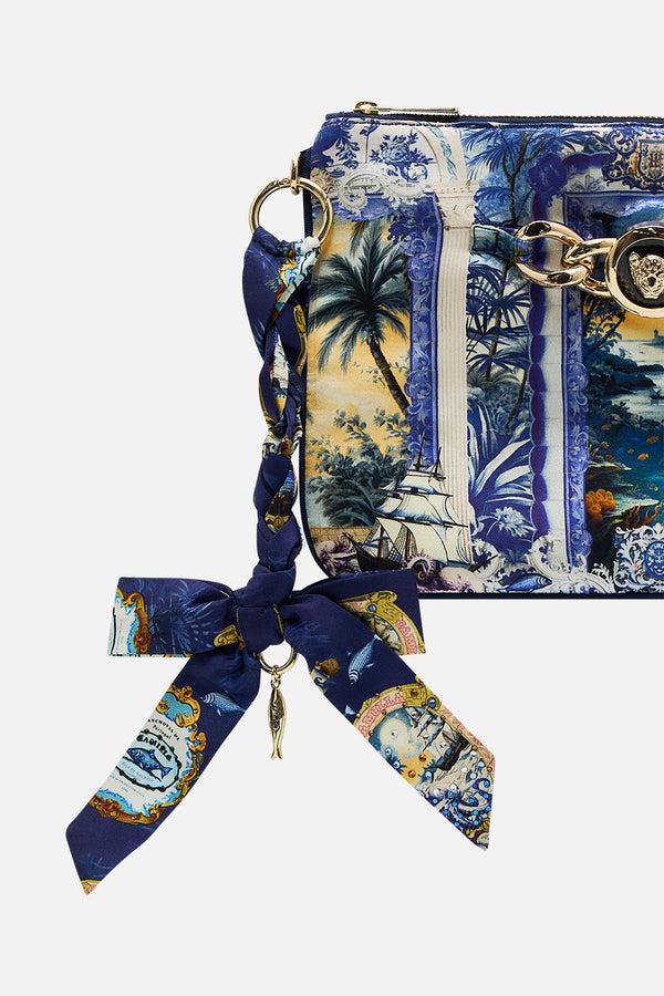 camilla braided strap clutch