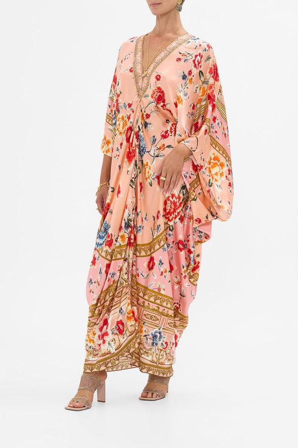 Camilla Button Front T-shape Kaftan