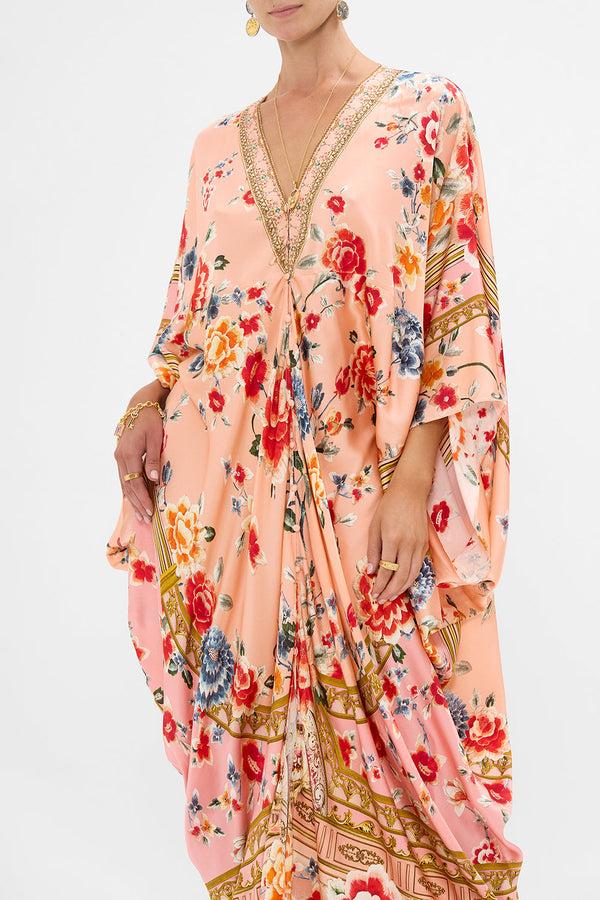Camilla Button Front T-shape Kaftan