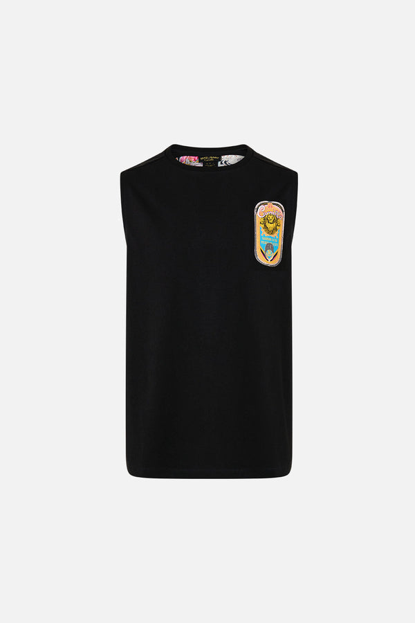 Camilla Contrast Panel Sleeveless Tee
