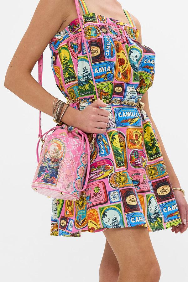 Camilla Drawstring Bucket Bag