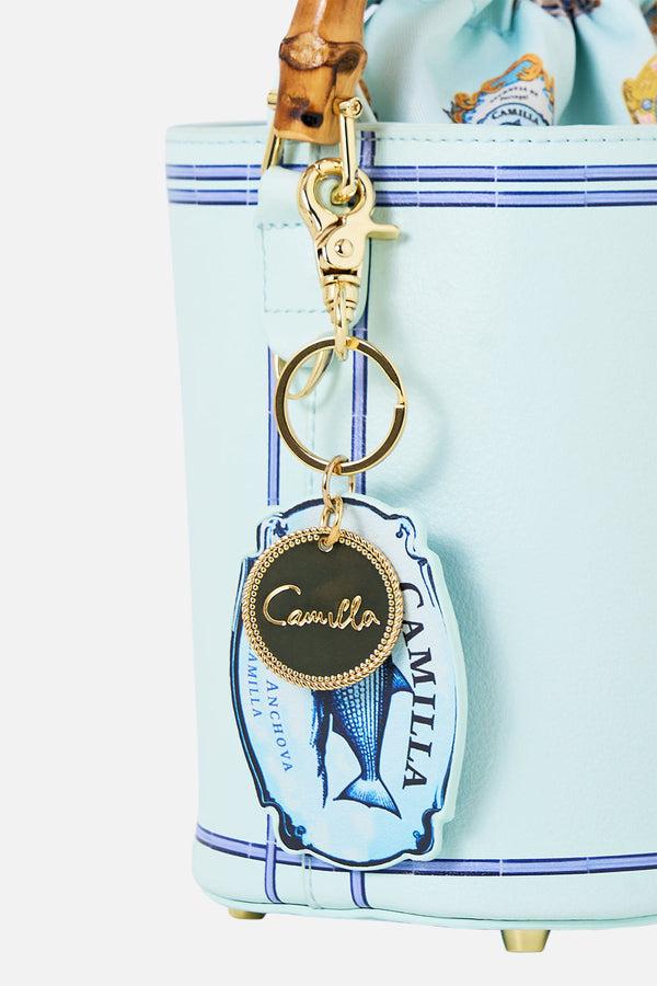 camilla drawstring bucket bag