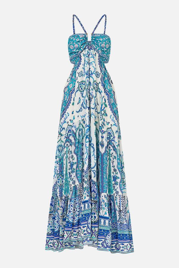 Camilla Gathered Cut Out Dress