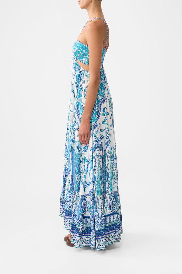 Camilla Gathered Cut Out Dress