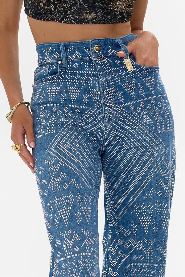 camilla jenna desert reign high waisted flare