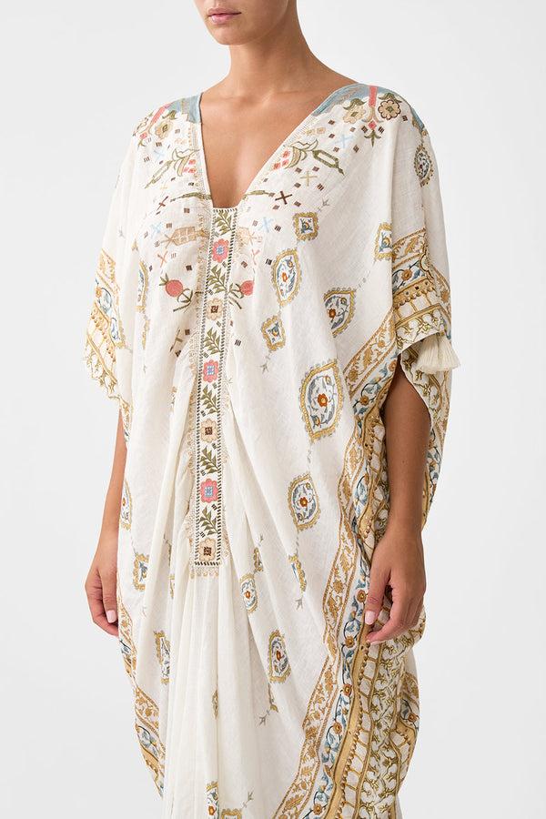 Camilla Kaftan With Front Tab Detail