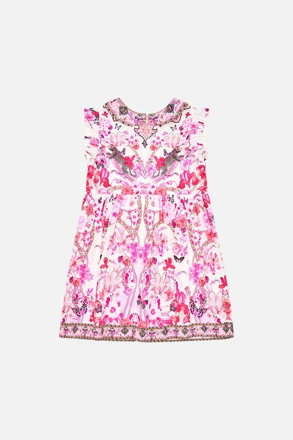 camilla kids shirred mini dress with collar 4-10