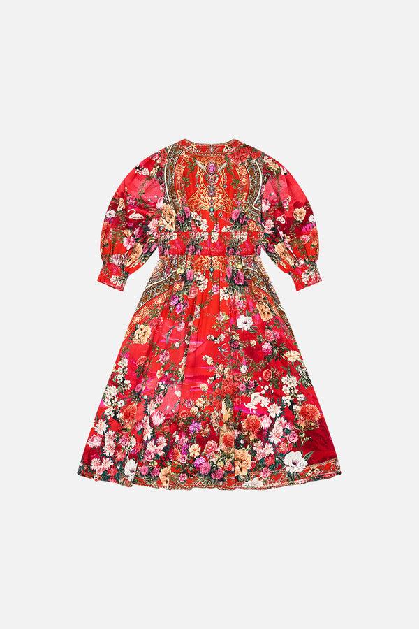 camilla kids shirred waist maxi dress 4-10