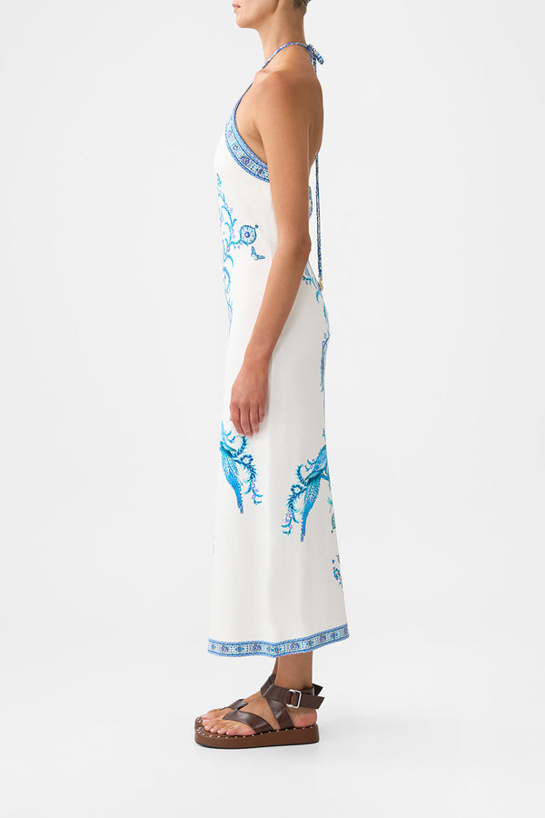 Camilla Long Jersey Halter Dress