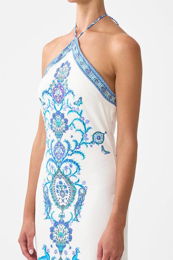 Camilla Long Jersey Halter Dress