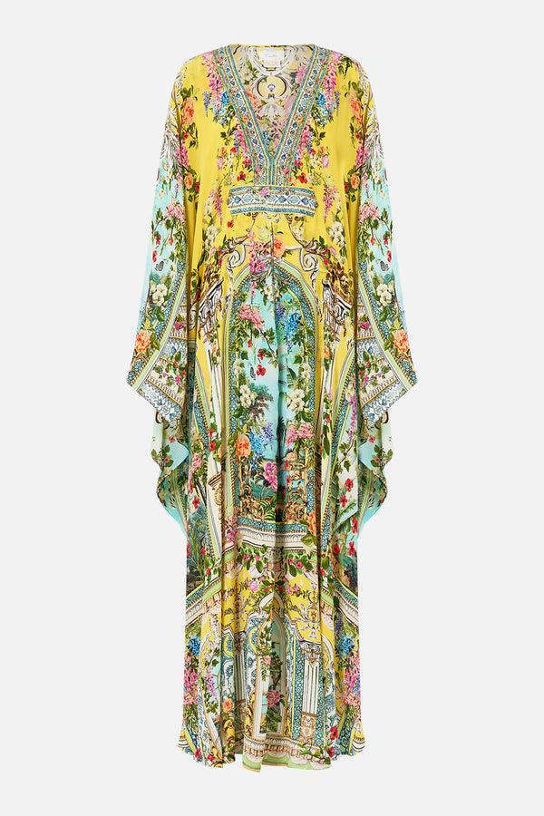 Camilla Long Kaftan With Waist Detail