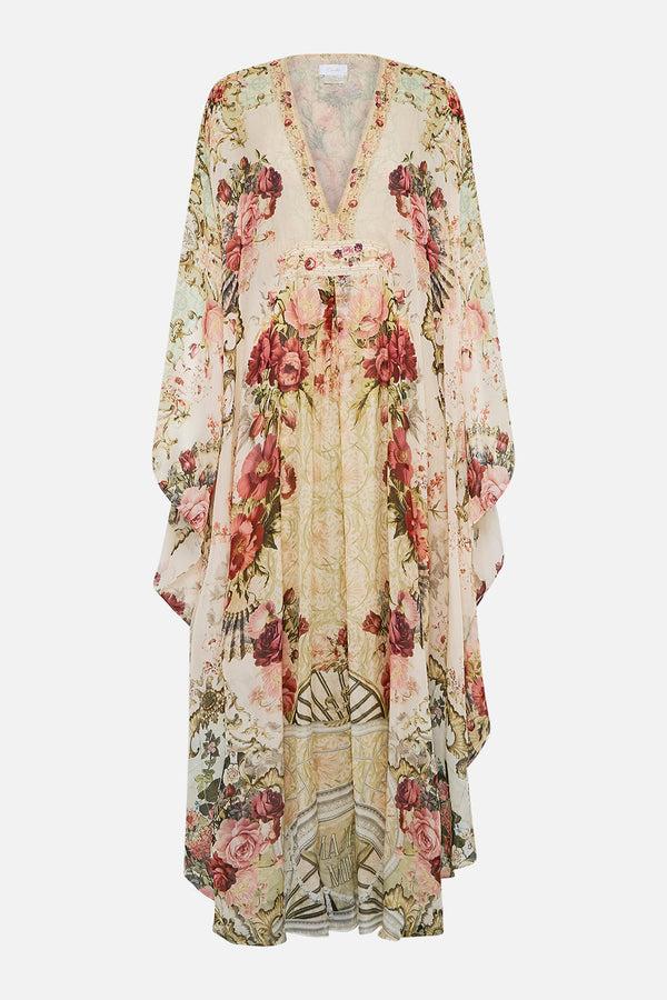 Camilla Long Kaftan With Waist Detail
