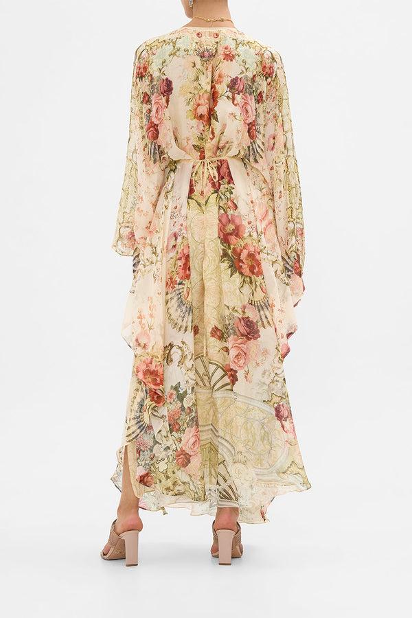 camilla long kaftan with waist detail