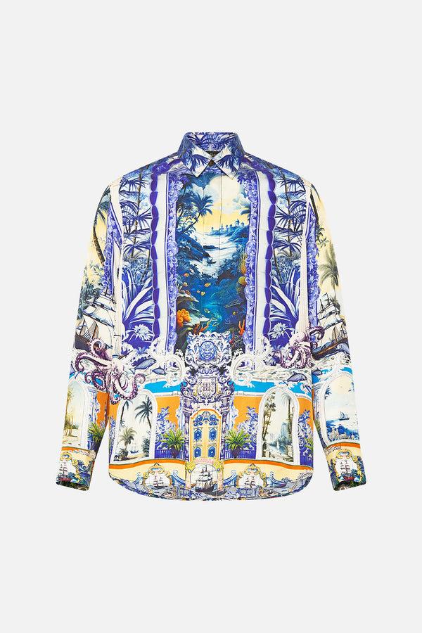 Camilla Long Sleeve Hidden Placket Shirt