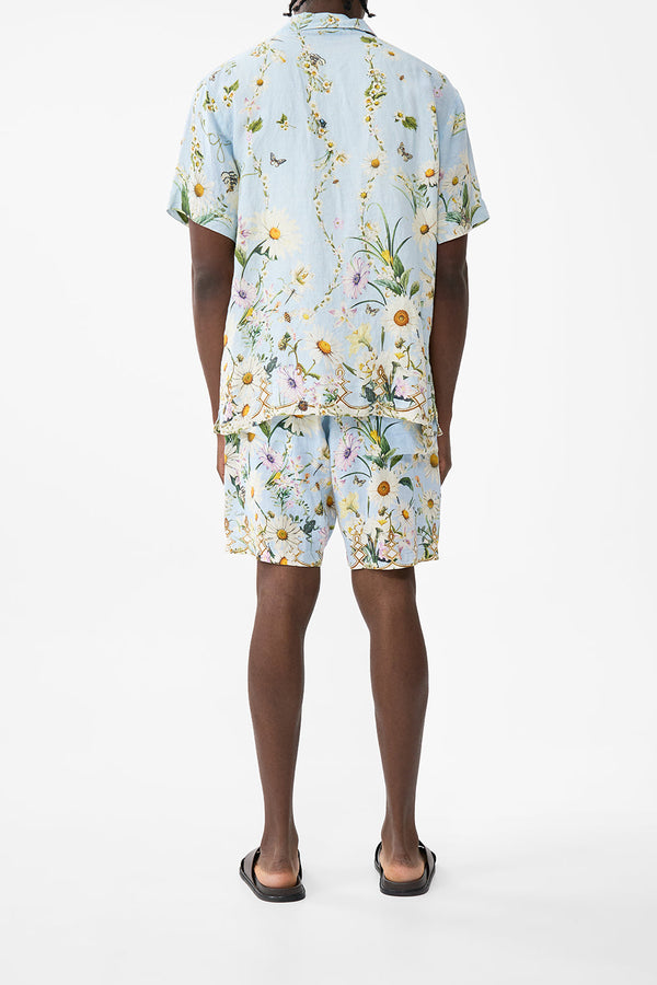 camilla long walk short with elastic back