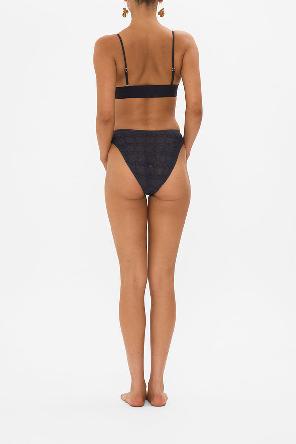 camilla mesh high waist high leg brief
