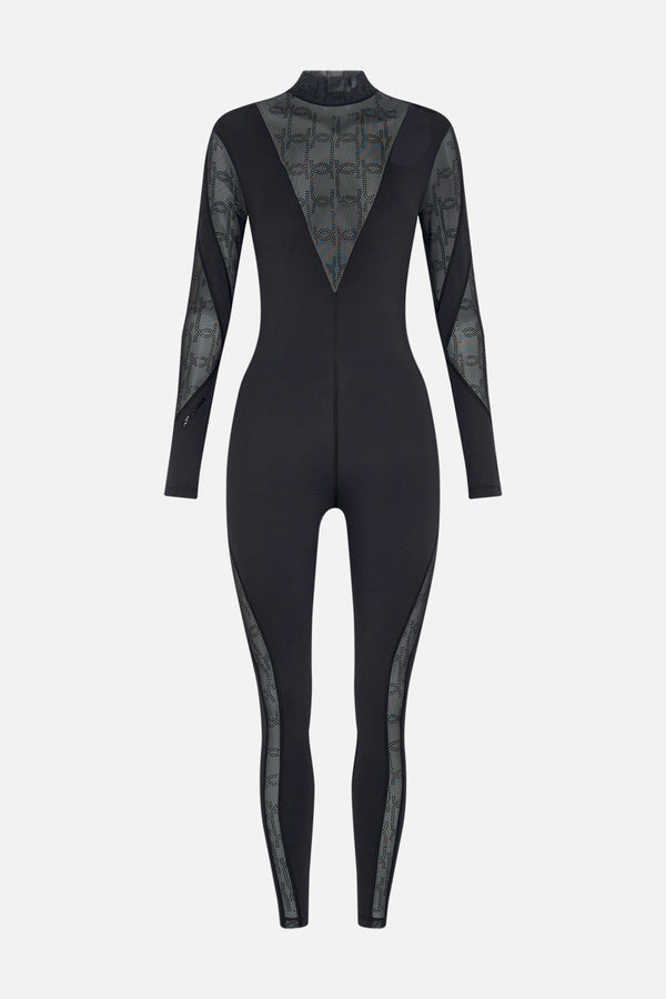 Camilla Mesh Insert Catsuit