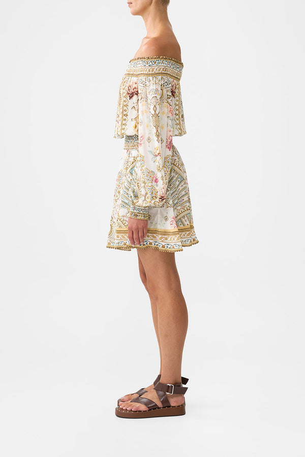 Camilla Off Shoulder Short Dress