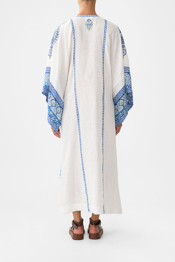 camilla panelled wrap kaftan