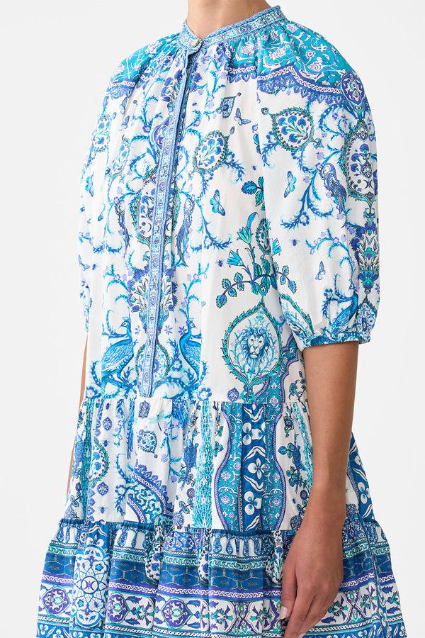 Camilla Puff Sleeve Shirt Dress