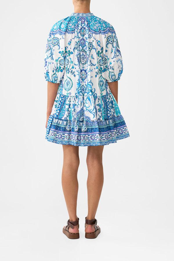 camilla puff sleeve shirt dress