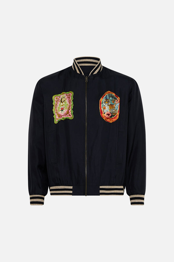 Camilla Reversible Zip Through Bomber Jacket