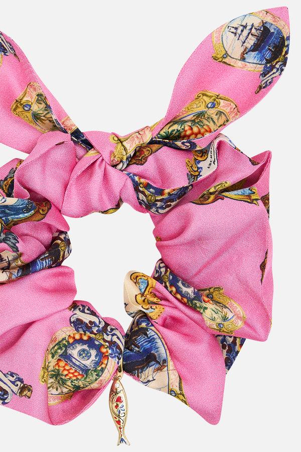 camilla scrunchie with trinket