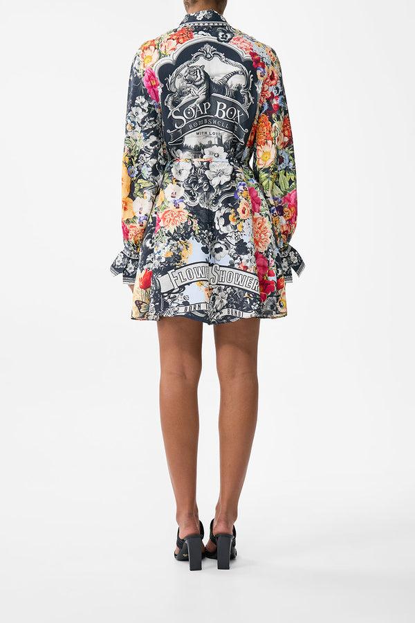 camilla shift shirt dress