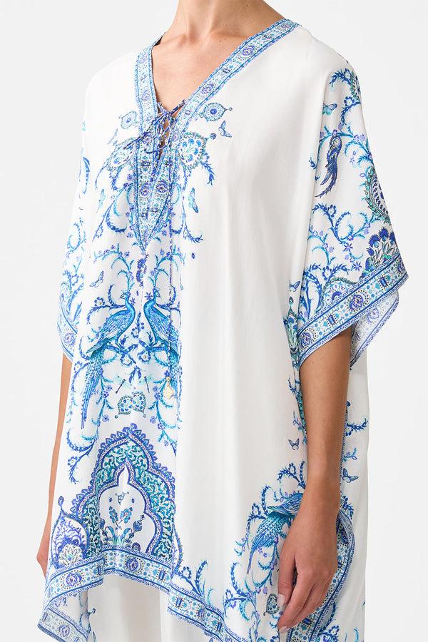 Camilla Short Lace Up Kaftan