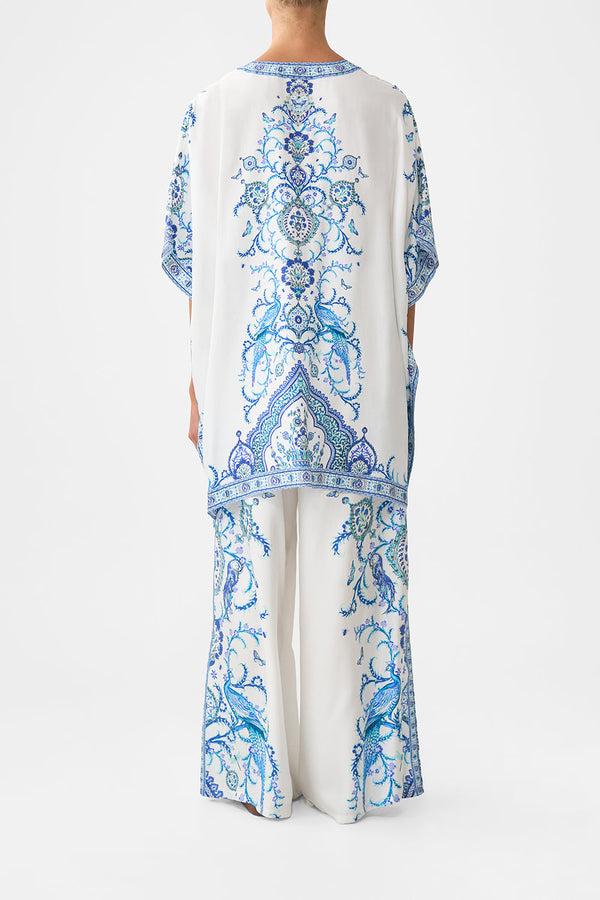 camilla short lace up kaftan