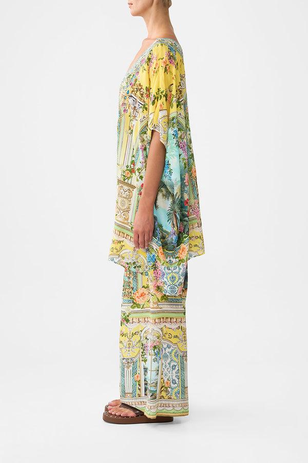 Camilla Short Round Neck Kaftan