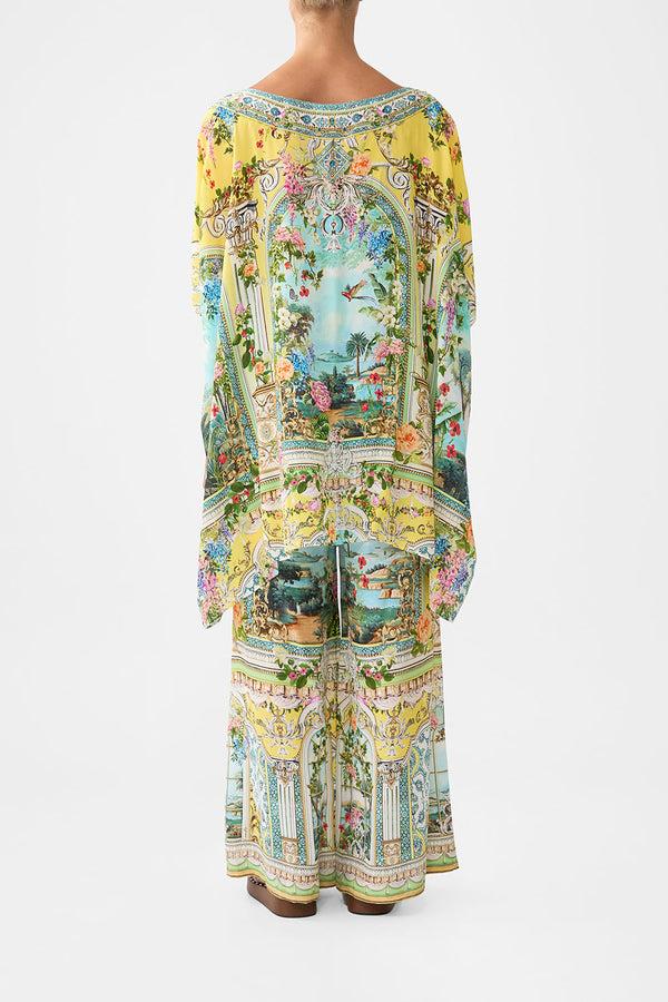 camilla short round neck kaftan