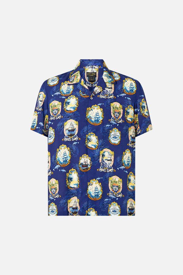 Camilla Short Sleeve Camp Collared Shirt