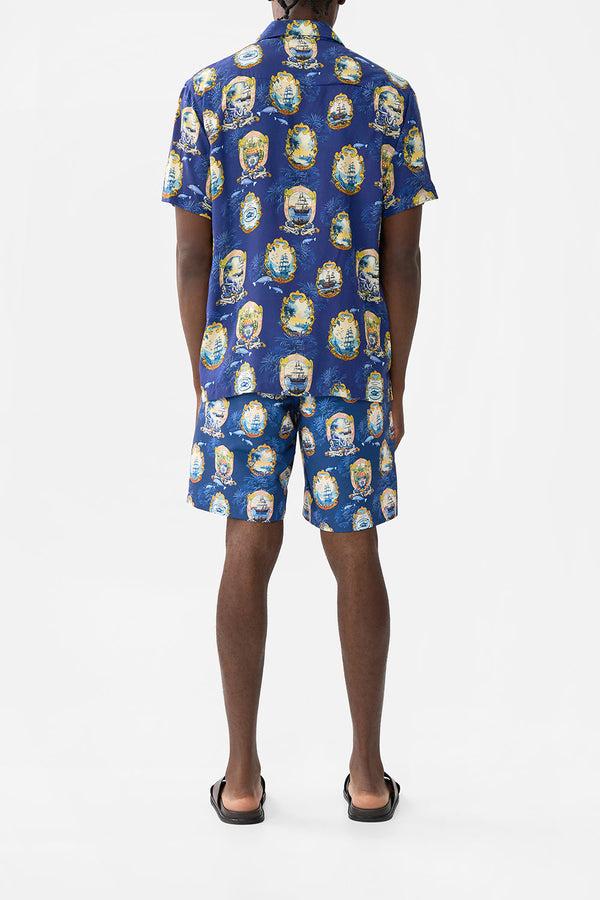 camilla short sleeve camp collared shirt