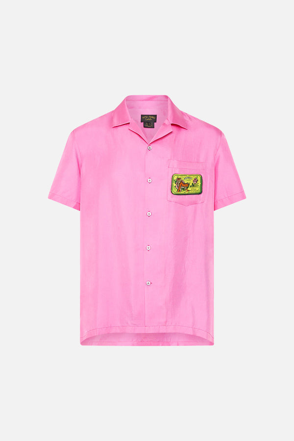 Camilla Short Sleeve Camp Collared Shirt