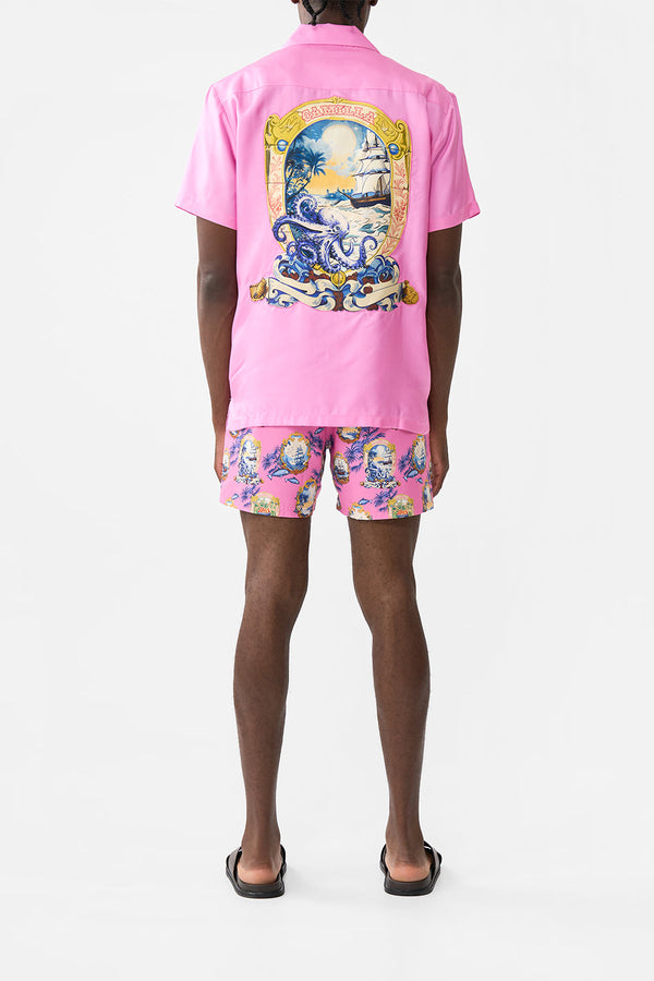 camilla short sleeve camp collared shirt