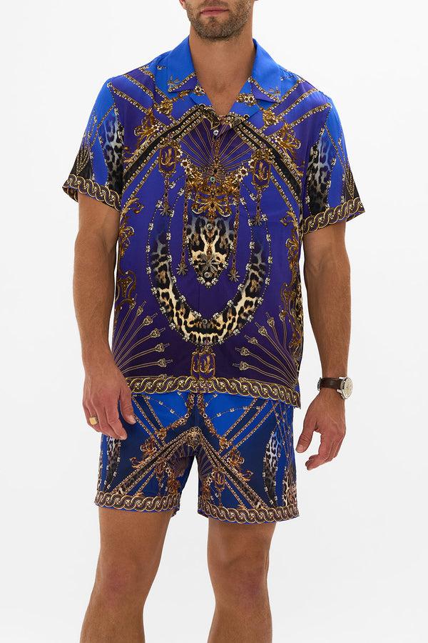 Camilla Short Sleeve Camp Collared Shirt