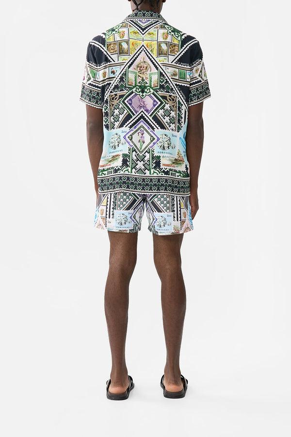 camilla short sleeve camp collared shirt