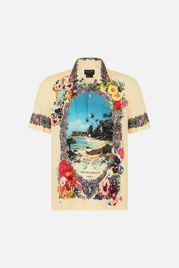 Camilla Short Sleeve Camp Collared Shirt