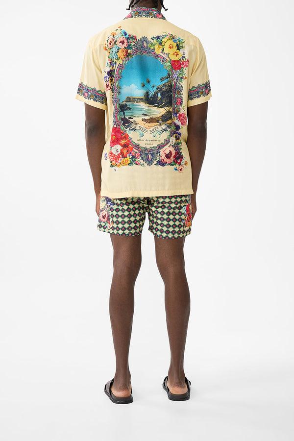 camilla short sleeve camp collared shirt