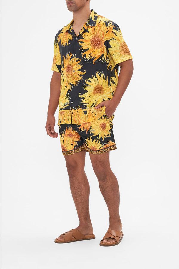 Camilla Short Sleeve Camp Collared Shirt