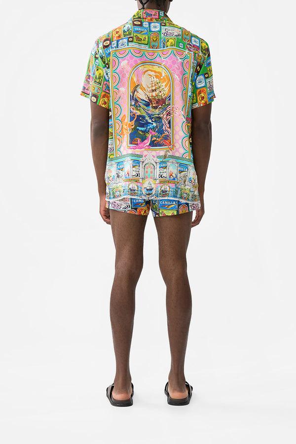 camilla short sleeve camp collared shirt