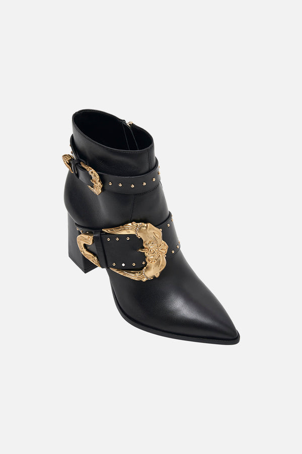 Camilla Sienna Block Heel Boot
