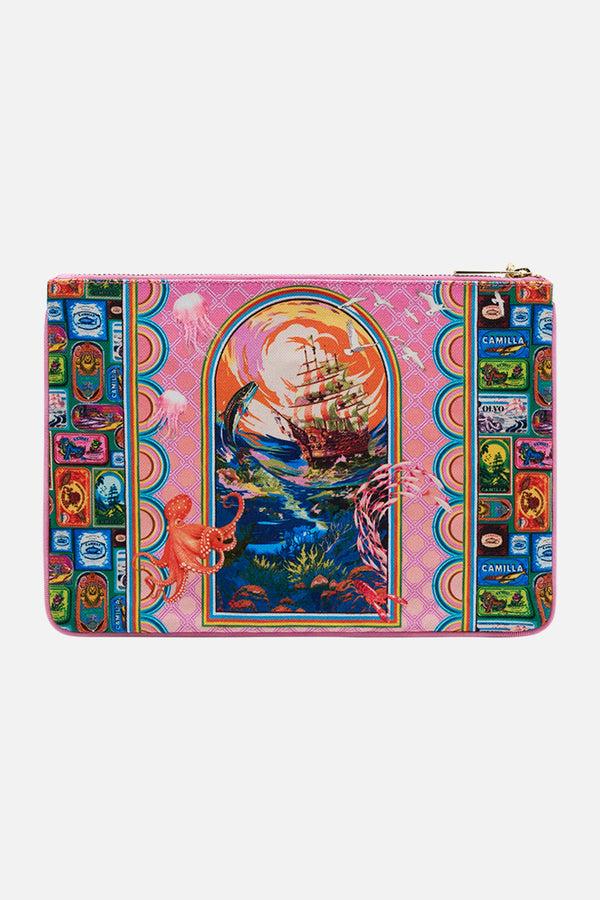 Camilla Small Canvas Clutch