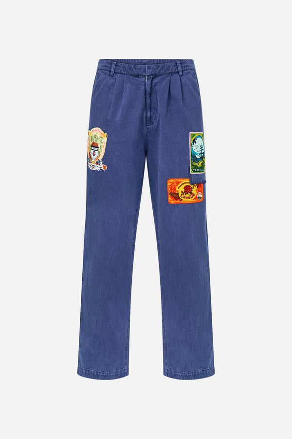 Camilla Straight Leg Pleated Chino