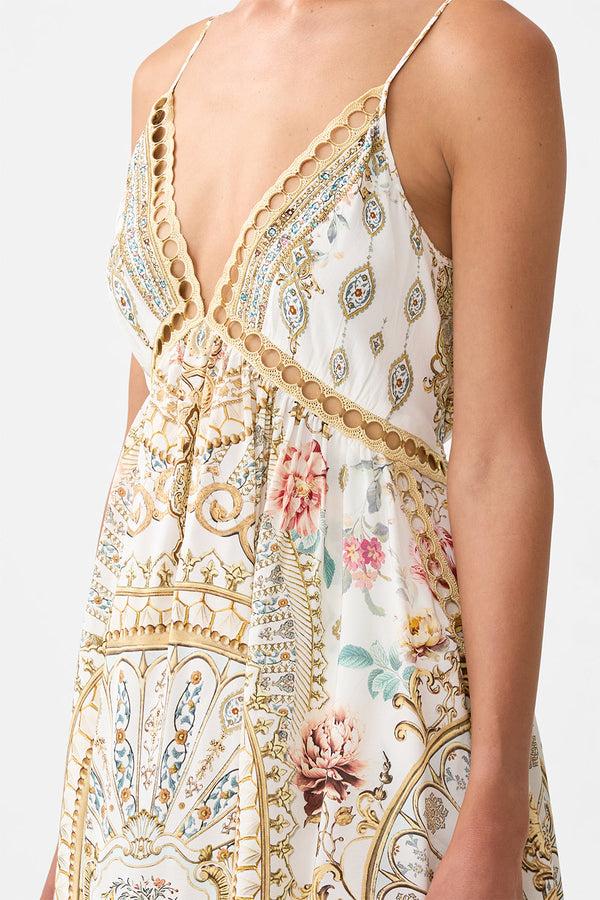 Camilla Strappy High Low Dress With Pockets