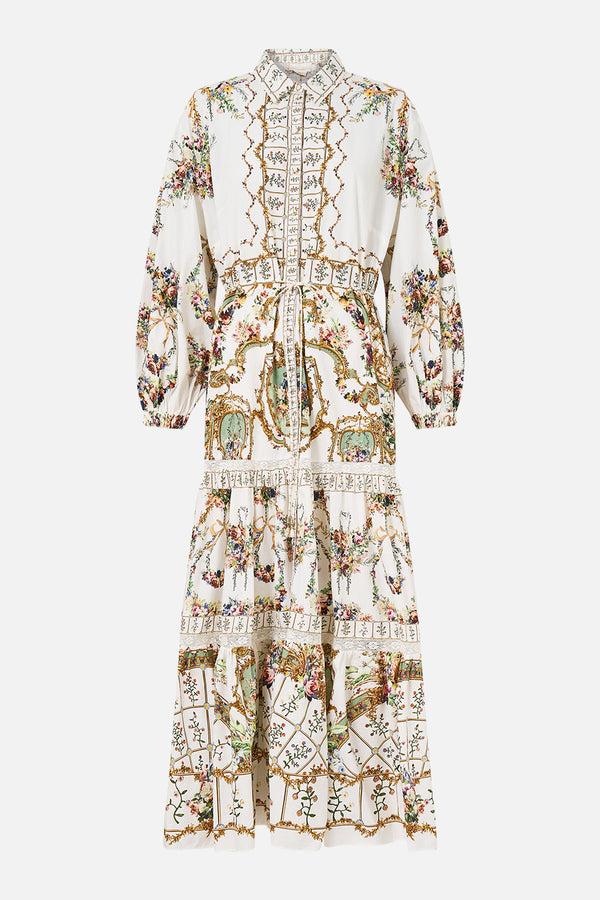 Camilla Tiered Long Shirt Dress