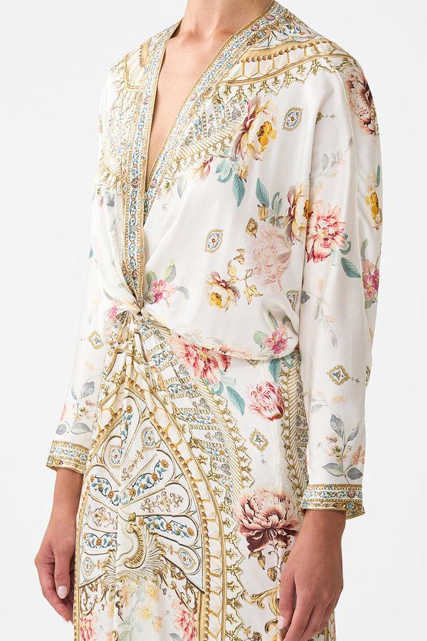 Camilla Twist Front Batwing Dress