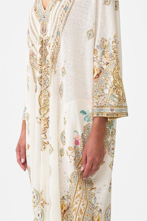 Camilla V Neck Batwing Kaftan