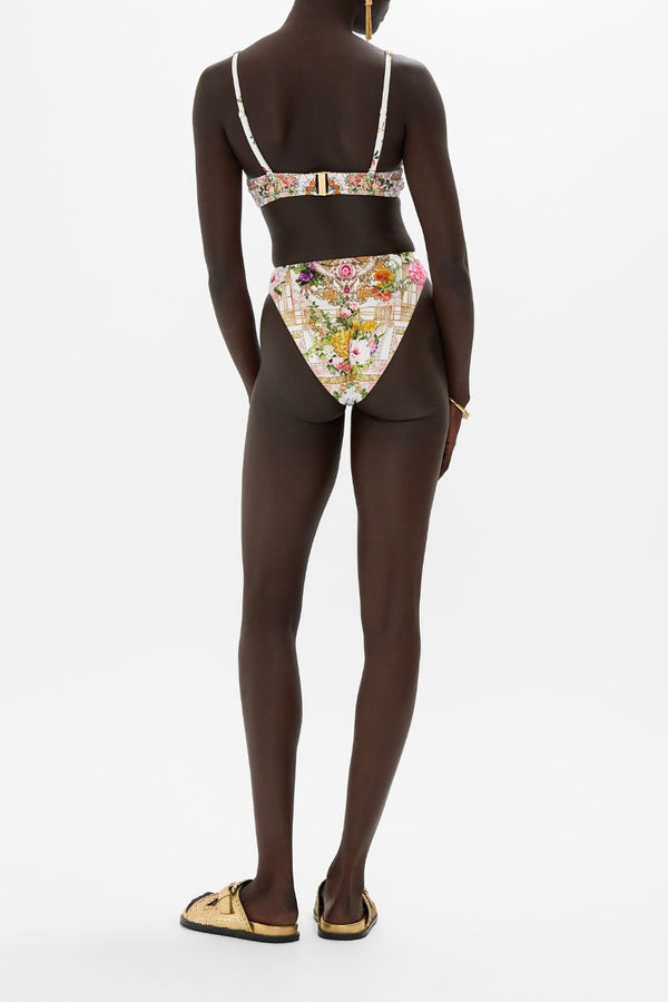 camilla v neck hardware bra